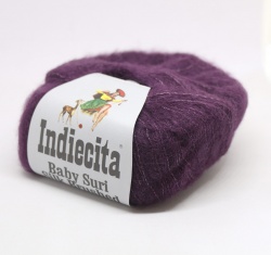 Indiecita Baby Suri Silk Brushed - Aubergine