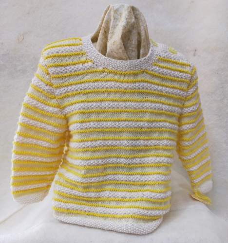 Round Neck Yellow Jersey